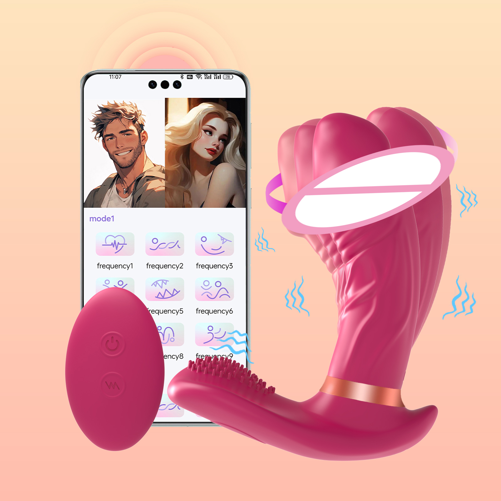 APP Remote Control Clitoris Vibrator G Spot Clitoral Vibrating Realistic  Dildo G Spot Stimulator Vibrator for Adult Toys