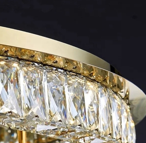 OEM nueva llegada moderna lámpara de techo de araña de cristal LED de lujo para el hogar Oficina E14 - Product Image 5