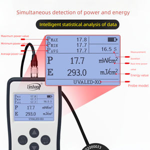Linshang LS125 Testeur <span class=keywords><strong>ultraviolet</strong></span> Illuminance Compteur de puissance UV Détecteur d'intensité de rayonnement UVA Multi-canal - Product Image 5
