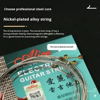 Alice A503 Electric Guitar String Set of 6 Strings Full Electric Guitar Stringed Instrument Accessories