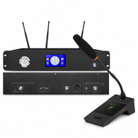Système audio pour salle de réunion commerciale, sortie Dante extensible, enregistrement sur clé USB pour grand centre de conférence