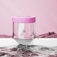 Pot vide rond personnalisé pour poudre libre avec tamis, 5g, 10g, 15g, vente en gros