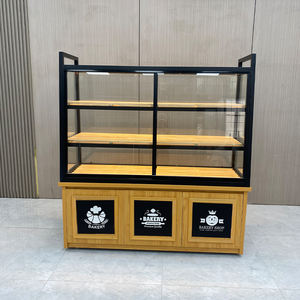 Hongzhan <span class=keywords><strong>metallo</strong></span> e MDF panetteria <span class=keywords><strong>vetrina</strong></span> per pane e torta con attrezzature da cucina commerciale da banco - Product Image 1