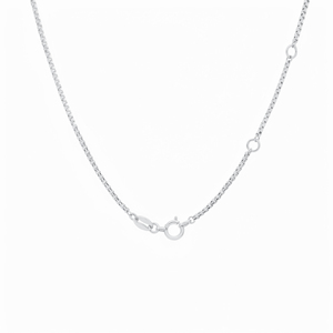 Elegant Octagonal Box White Pt950 Fine Link <b>Chain</b> Necklace Unisex Daily Wear Gift Luxury Platinum Jewelry - Product Image 1