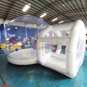 Structure gonflable pour enfants, château gonflable, carpa burbuja, maison à bulles gonflable avec tunnel - Product Image 4
