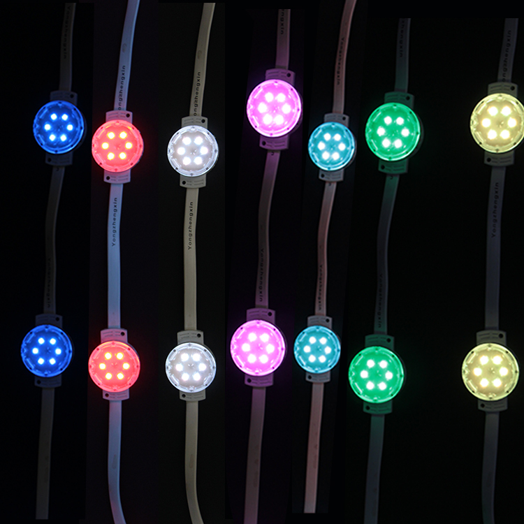30Mm Led Point Light Aluminum Profile Waterproof Led Dot Point Light Ip68 Led Pixel Light
