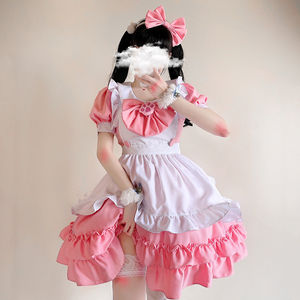 Lolita-disfraz de princesa japonesa para adolescentes, vestidos de princesa, estilo Harajuku, vestidos para Halloween, color rosa, <span class=keywords><strong>2022</strong></span> - Product Image 3