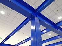 Plateforme d'atelier d'assemblage, système de plancher en mezzanine industriel, rayonnages de mezzanine robustes et durables, plancher en mezzanine pour la logistique