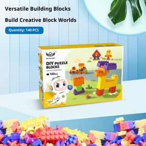 Trẻ Em Của Hạt Lớn DIY Xây Dựng Khối Giáo Dục Đồ Chơi Thiết Lập 40 Miếng Tưởng Tượng Sci-fi Chủ Đề Cho 5-7 Năm Tuổi ABS Nhựa - Product Image 6