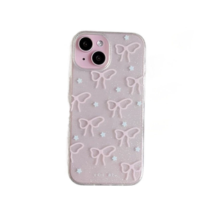 Mignon <span class=keywords><strong>Rose</strong></span> Arc Clair Téléphone étui pour <span class=keywords><strong>iphone</strong></span> 16 15 14 13 <span class=keywords><strong>12</strong></span> <span class=keywords><strong>Pro</strong></span> <span class=keywords><strong>Max</strong></span> Étoile Bling Paillettes Transparent Cas Silicone Couverture Souple Funda - Product Image 6