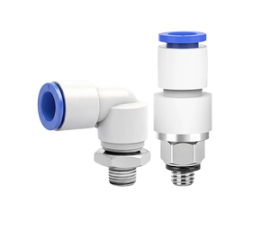 VIDOAIR RAPID SPIN 800 RPM QSR/<span class=keywords><strong>KSL</strong></span>/SH/NRC6-01S 4-M5 8-02S Rechtwinkliges Gewinde Hochgeschwindigkeits-Pneumatik-Einhand-Schlauchanschluss 1.5 - Product Image 2