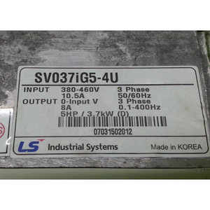 ไดรฟ์ปรับความถี่สำหรับงานหนัก 37kW รุ่น SV037iG5-4 แบบ 3 เฟส 380V สำหรับอุตสาหกรรม พร้อมรีแอคเตอร์ในตัวและระบบควบคุม PID - Product Image 5