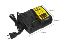 Chargeur de batterie Li-Ion Dcb112 pour Dewalts 10.8V 12V 14.4V 18V Dcb101 Dcb200 Dcb140 Dcb105 Dcb200 Noir