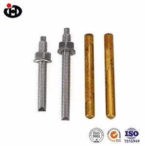 Boulon d'<span class=keywords><strong>ancrage</strong></span> chimique en acier inoxydable 304, <span class=keywords><strong>goujon</strong></span> adhésif à injection de résine pour fixation sur béton et maçonnerie - Product Image 1