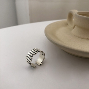 Anillo de plata de ley S925 con diseño geométrico para el dedo índice de mujer, joyería minimalista de moda, regalo - Product Image 4