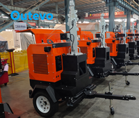 Générateur mobile à énergie solaire LED portable 7m 8m 9m, éclairage de signalisation mobile, éclairage de jardin, éclairage de maison, tours d'éclairage diesel mobiles à bas prix