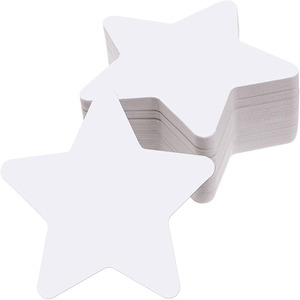 Étoiles en papier jaunes en forme d'étoile, 200 pièces, double face, décoration de salle de classe, fournitures de bricolage pour fêtes - Product Image 5