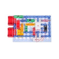 Kit de circuits électroniques colorés, jouet éducatif scientifique DIY, ensemble de formation avec manuel pour enfants et étudiants
