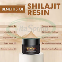 VitaSpring Marque privée Résine de Shilajit Extrait de boisson énergisante en vrac Acide fulvique liquide 1kg 50g Résine de Shilajit pure de l'Himalaya