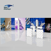 Stand d'exposition modulaire pliable écologique en matériaux durables pour salons professionnels et événements écoresponsables