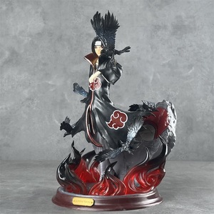 Statua GK Anime di <span class=keywords><strong>Itachi</strong></span>, Modellino in PVC, Ornamento da Scrivania, Esposizione Fiamma Nera per Collezionisti - Product Image 4