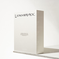 LionwrapPack Coffret cadeau pliable écologique | Emballage en papier kraft pour chemises habillées et vêtements de luxe | Vente en gros OEM