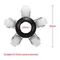 Couverture de protection pour caméra d'inspection de canalisations, roues de guidage 23mm, 60mm/90mm