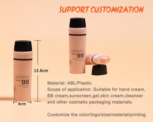 Crème solaire Spf <span class=keywords><strong>50</strong></span> Spray solaire Bb Crème Tubes superplats Feuille de soin <span class=keywords><strong>Tube</strong></span> cosmétique 40ml 50ml 60ml Emballage de protection solaire - Product Image 6