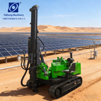 Pileuse hydraulique solaire sur chenilles CE certifiée TeZhong TZ539, piquage 5m, forage 50-400mm, moteur haute puissance, directement de l'usine
