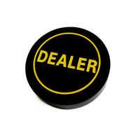 Prix de gros d'usine Acrylique Poker All in Dealer Buttons personnalisés Pas Cher Poker Dealer Buttons Applicable au Casino