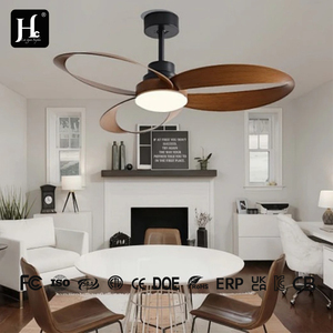 Nordic style 52/42-inch 3-blade <b>ceiling</b> fan with <b>remote</b> <b>control</b> lamp and fan restaurant - Product Image 3