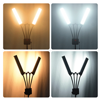 Lyre — lampe de remplissage vidéo Led Pro 45W, Double bras, accessoire pour Studio de téléphone, maquillage, tatouage et beauté