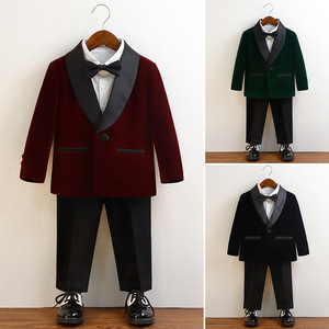 Traje Formal <span class=keywords><strong>de</strong></span> 3 Piezas para Niños, Diseño Floral, para Recital <span class=keywords><strong>de</strong></span> Piano, Primer <span class=keywords><strong>Cumpleaños</strong></span>, Actuación - Product Image 2