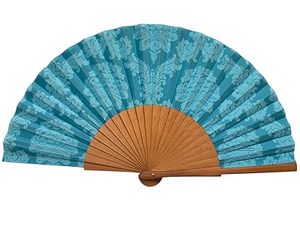 High Quality Vintage Various Flower Design Iron Wooden Ribs <b>Hand</b> <b>Fan</b> - Product Image 3