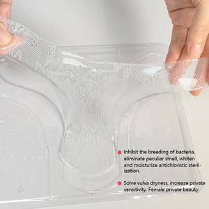 Maschera per la Zona T, Maschera Intima Trasparente in Pizzo per Donne, Cura Vaginale, Maschera Intima Sbiancante alle Erbe, Etichetta Privata, Igiene Femminile - Product Image 3