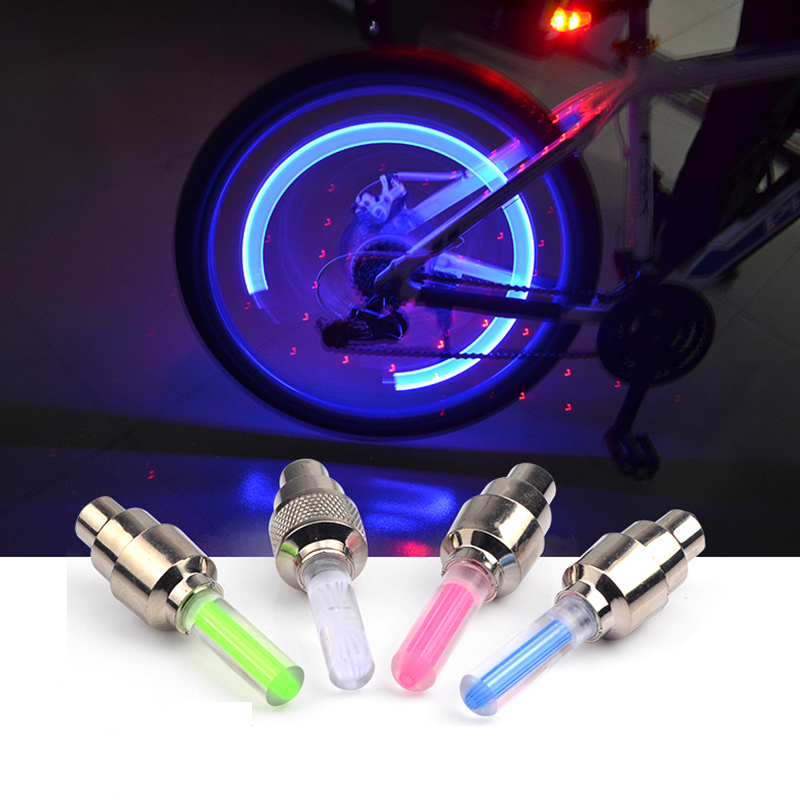 Аксессуары для велосипедных шин, лампа клапана, датчик вибрации, цветная лампа клапана, оборудование для горного велосипеда, аксессуары, вспышка