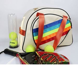Mochila de pickleball BSCI, hermosa bolsa de padel para mujer, bolso de mano de cuero PU, moderna bolsa de transporte deportiva para raqueta de tenis y pickleball. - Product Image 2