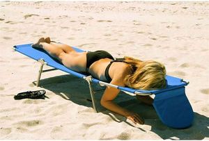 Traditional Adjustable Iron Folding <b>Reclining</b> Chaise Lounger Portable <b>Beach</b> Lounge <b>Chair</b> 150Kg Capacity Pool Lawn Patio - Product Image 3