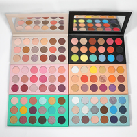 Palette de fards à paupières OCHAIN en gros, marque privée, 18 couleurs, avec miroir, maquillage