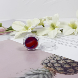 Tarro concentrado de plástico transparente de 5 ml y 10 ml con inserto de silicona y tapa superior de rosca - Product Image 1