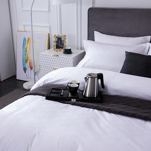 Sábanas de Hotel <span class=keywords><strong>Easton</strong></span> 80/20 de Polialgodón, 300 Hilos, Blancas, Juego de Ropa de Cama de Algodón - Product Image 6