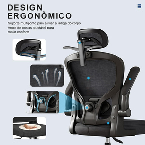 <span class=keywords><strong>Vente</strong></span> directe d'usine, chaise de travail en maille, chaise ergonomique, chaise de bureau pivotante pour salle de réunion, Sillas De Oficina - Product Image 3