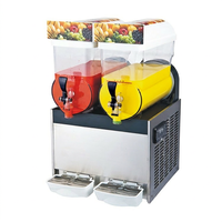 Machine à slush commerciale 2 réservoirs 12L pour smoothies et boissons glacées à vendre