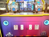 Jeux d'arcade à monnayeur 4 joueurs : Simulateur de tir de balles pour parcs de jeux, borne de jeu vidéo pour centres de jeux intérieurs
