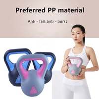 Kettlebell en plastique avec Logo personnalisé, équipement d'entraînement physique, gymnastique à domicile, vente en gros