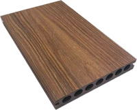 Diseño moderno 3D decorativo Wpc cubierta compuesta de madera al aire libre Co-extruido tapado Anti Uv suelo de madera y plástico