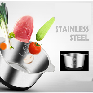 Mini <span class=keywords><strong>hachoir</strong></span> à viande en acier inoxydable argenté pour cuisine à domicile, 2L 3L, nouveau <span class=keywords><strong>hachoir</strong></span> à viande électrique en vente - Product Image 5