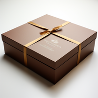 Boîtes d'emballage pour truffes en carton ondulé recyclable assorties avec laminage mat pour boîte cadeau chocolat