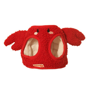 Dog Clothes Crab Design <b>Small</b> Pet Winter Coat With Leash Chest Strap Funny Style Thick Cotton Padded - Product Image 5