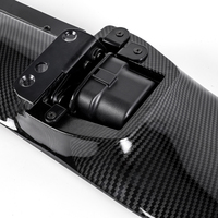 Alerón Trasero Eléctrico Universal de Fibra de Carbono, Alerón Eléctrico de Fibra de Carbono para BMW, Mercedes, Audi, Honda, Toyota, Instalación por Perforación